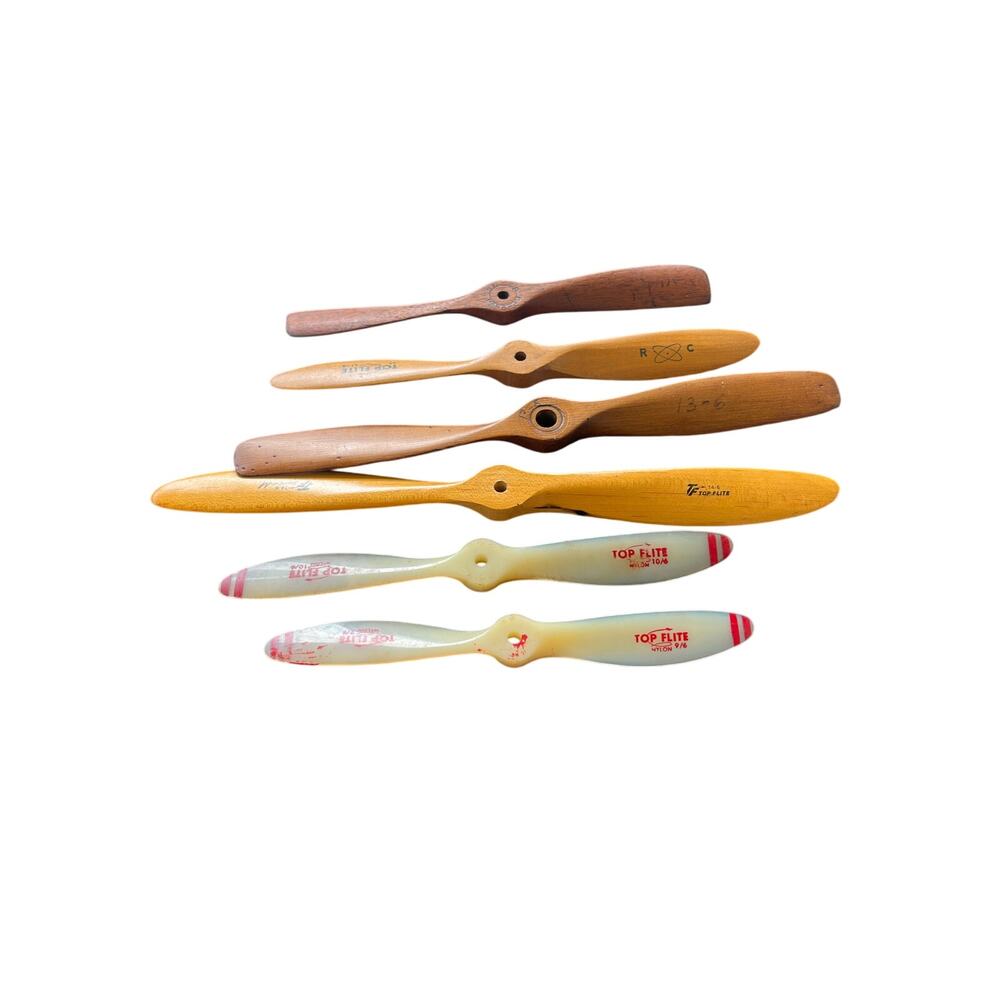 Vintage Remote control airplane propellers lot of 6 vintage
